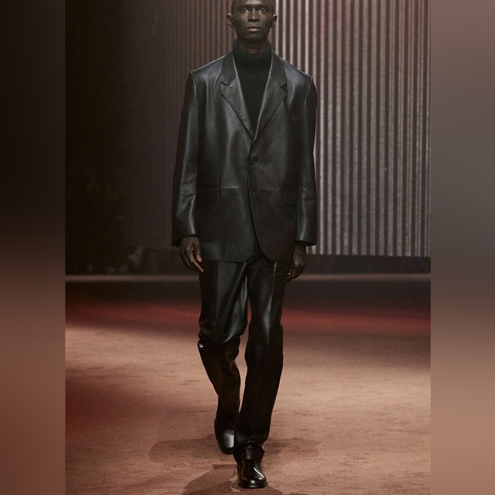 COS ATELIER LEATHER PANTS